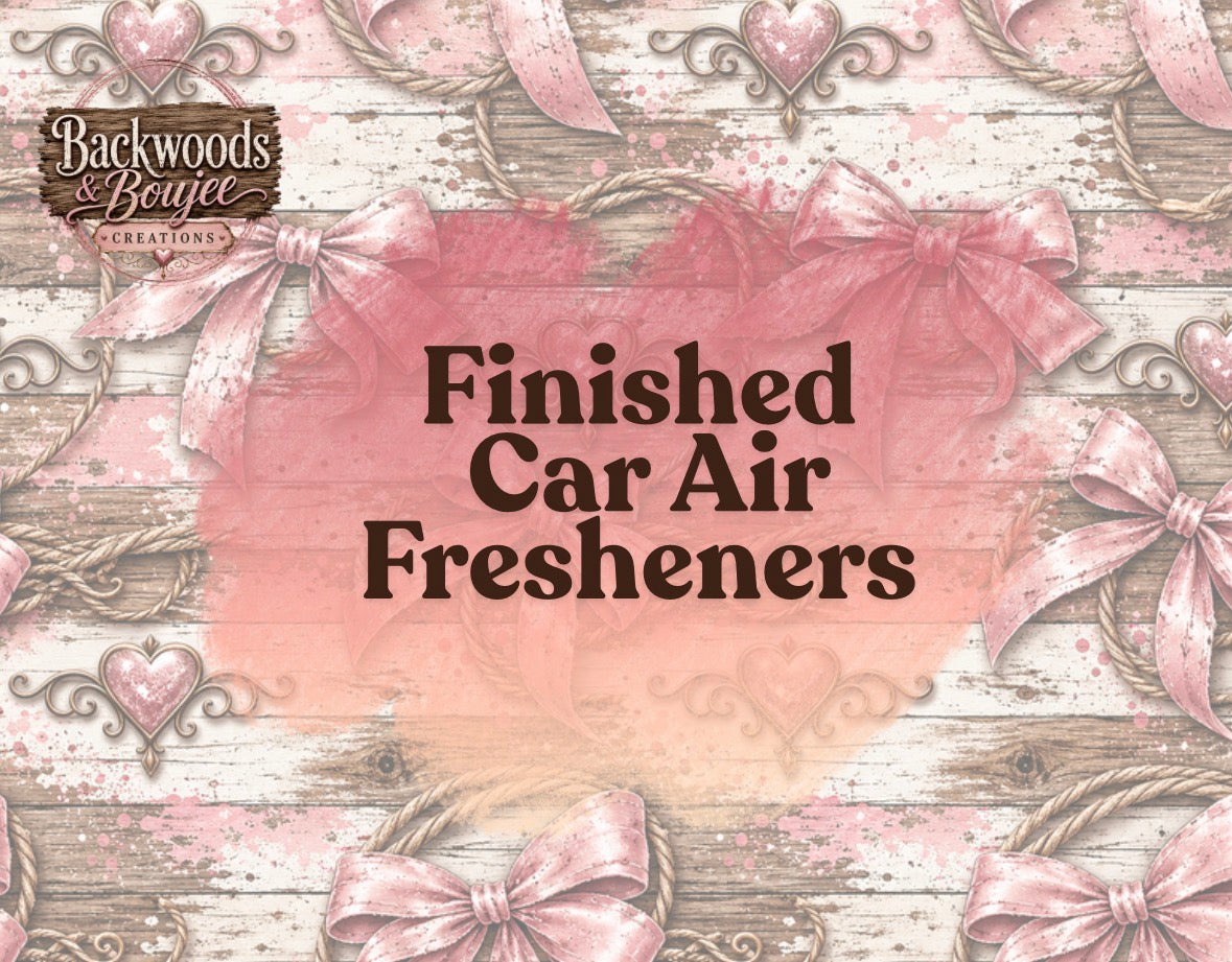 Finished Car Freshies