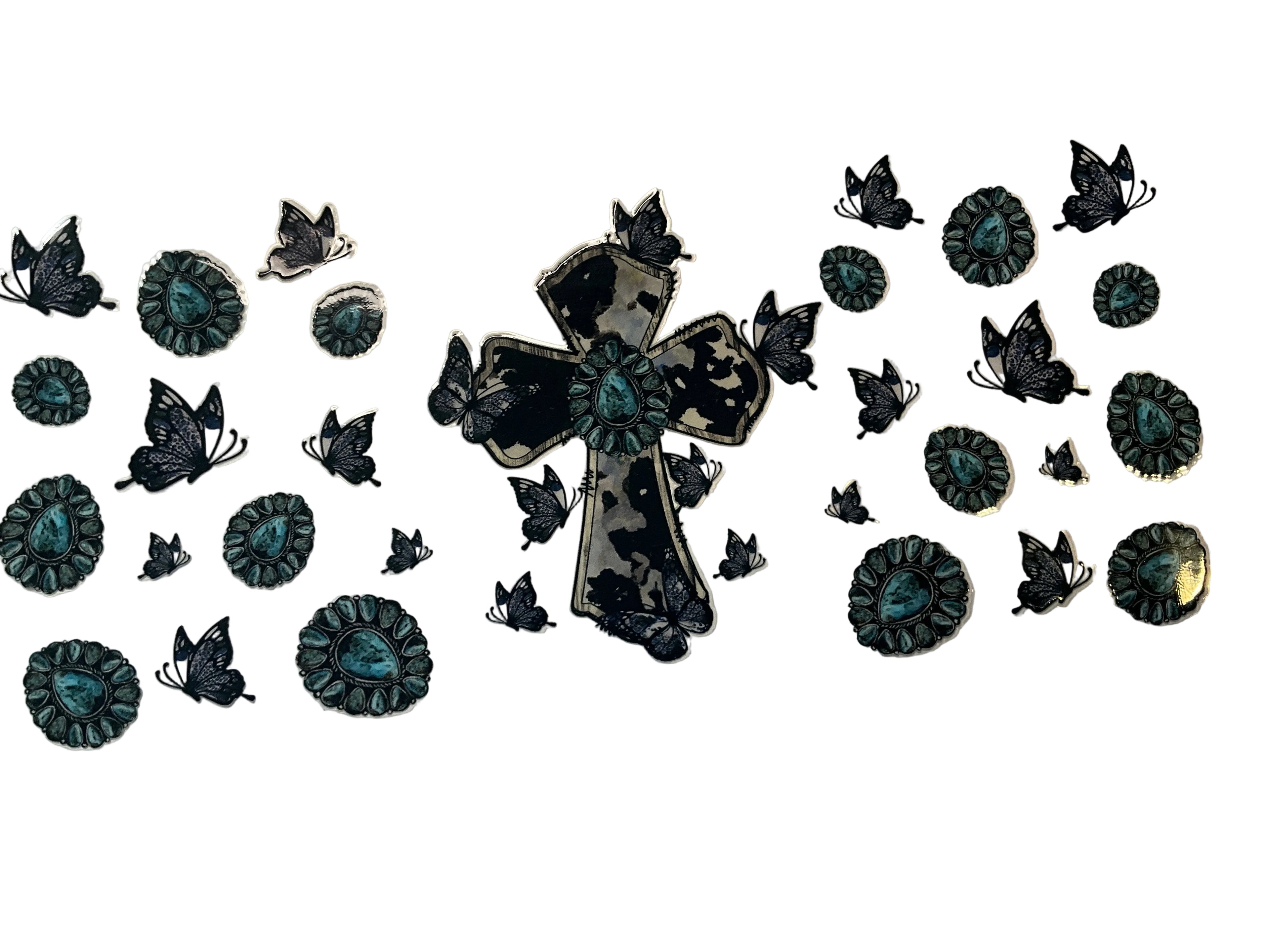 Turquoise cross